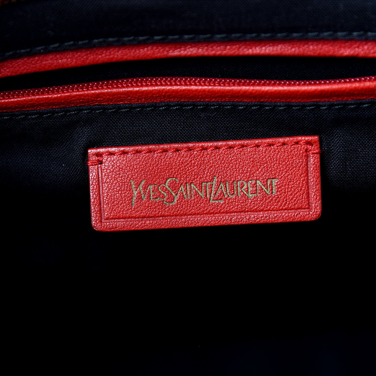 Saint Laurent Sheepskin Medium Cabas ChYc Red 5 of 12