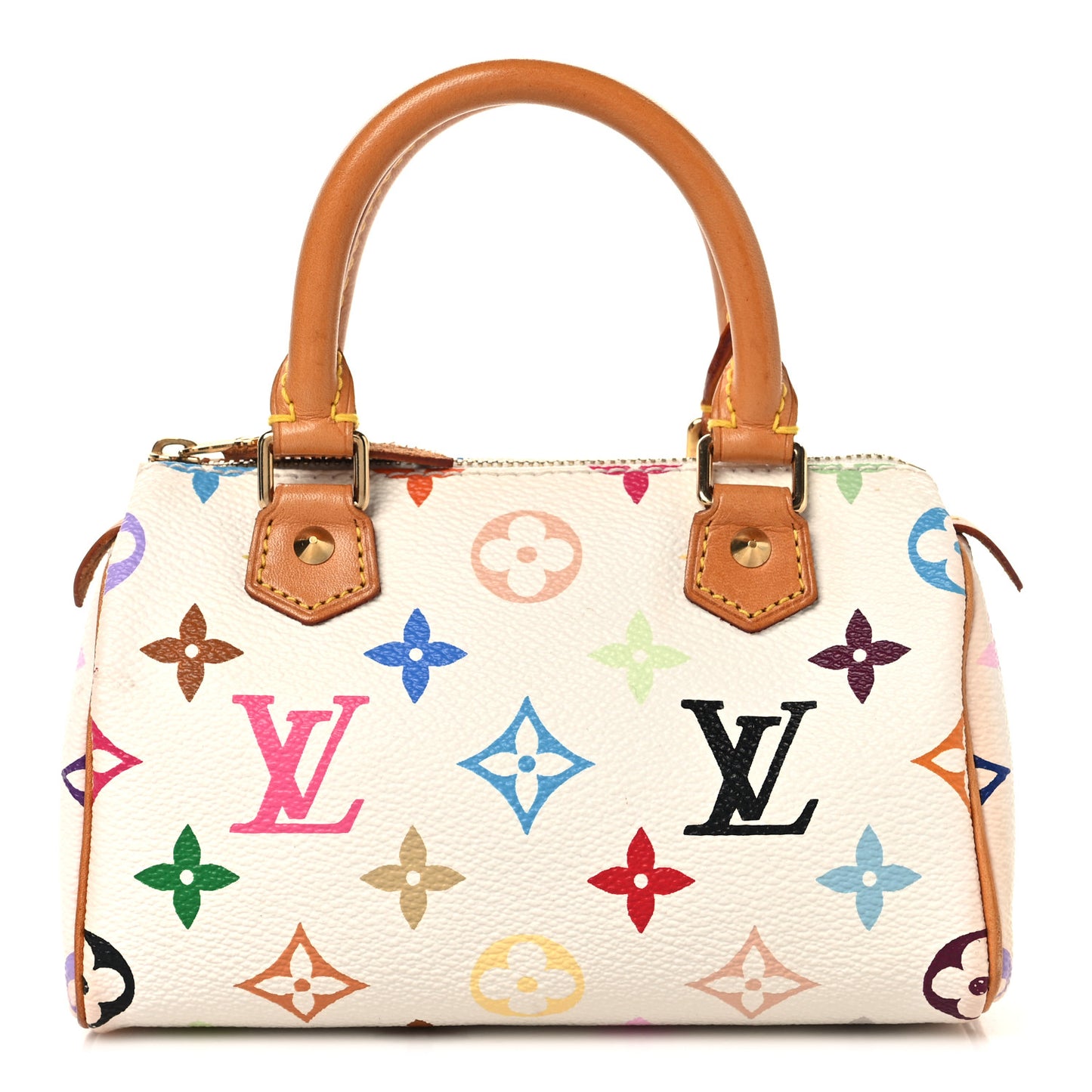 Monogram Multicolor Mini Sac HL Speedy White