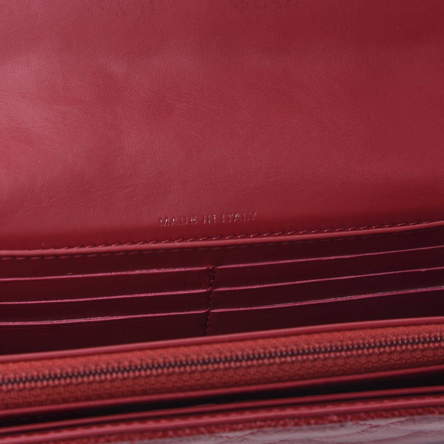 Chanel Distressed Patent Calfskin Quilted Large Flap Wallet Dark Pink 5 of 11