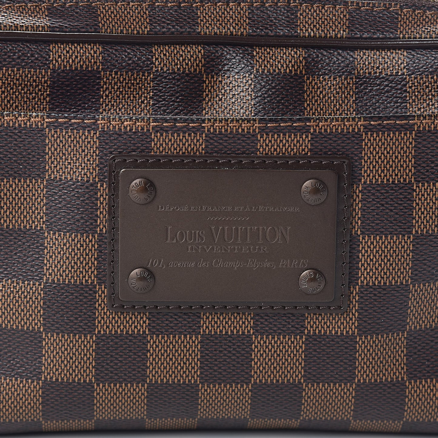 Damier Ebene Brooklyn Bum Bag