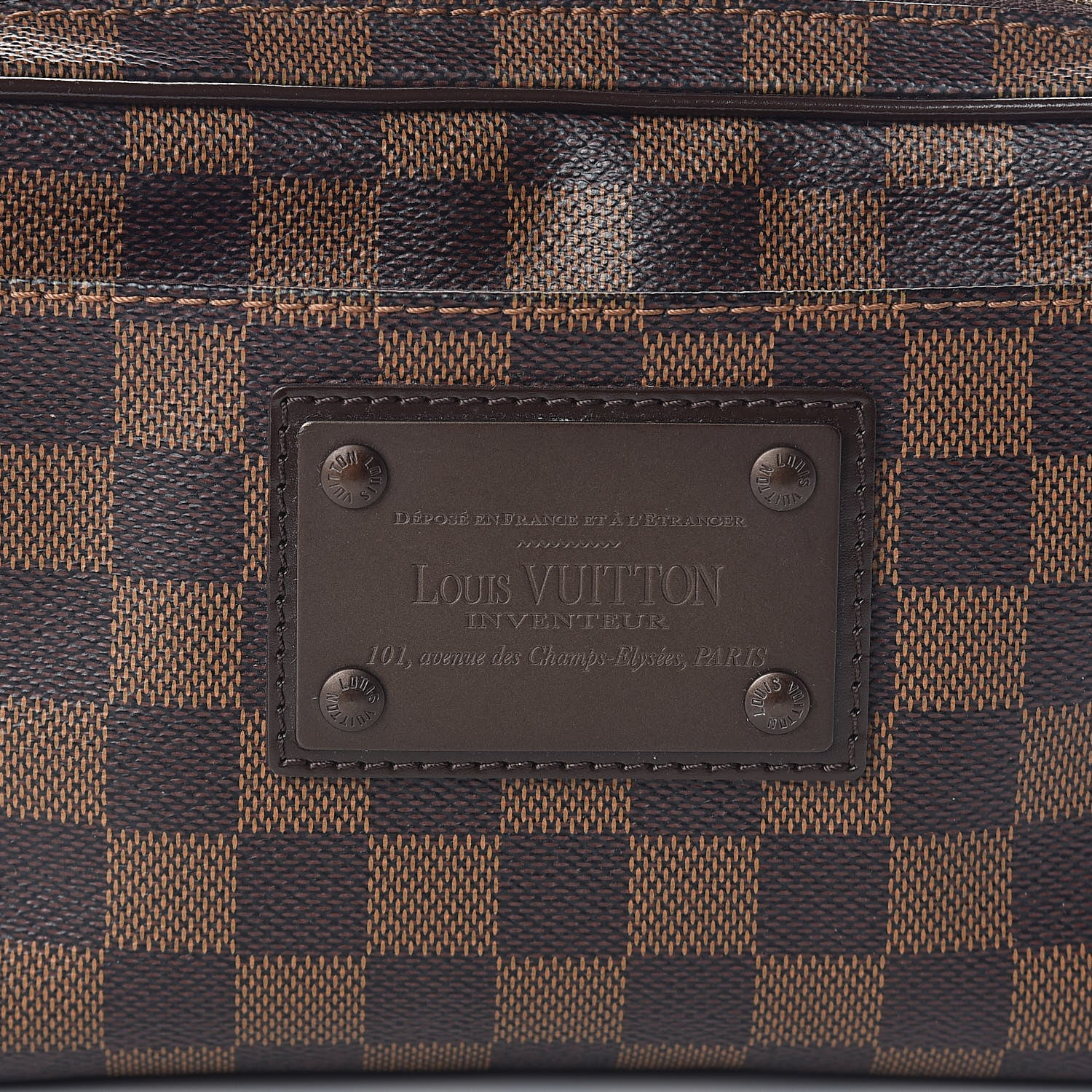 Louis Vuitton Damier Ebene Brooklyn Bum Bag 7 of 9