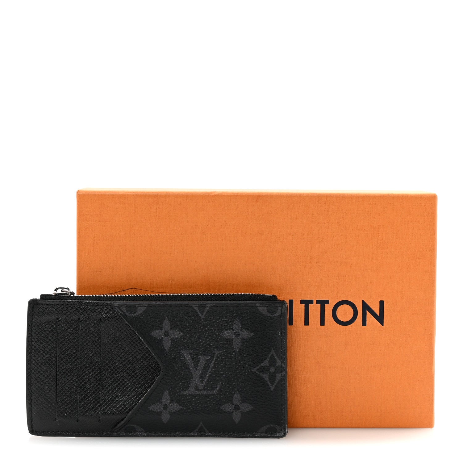 Louis Vuitton Taigarama Coin Card Holder Black 6 of 6