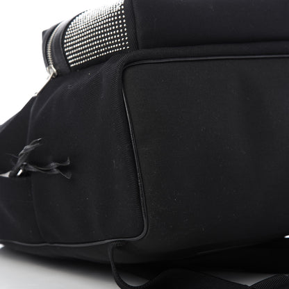 Saint Laurent Canvas City Studded Backpack Black 9 of 16