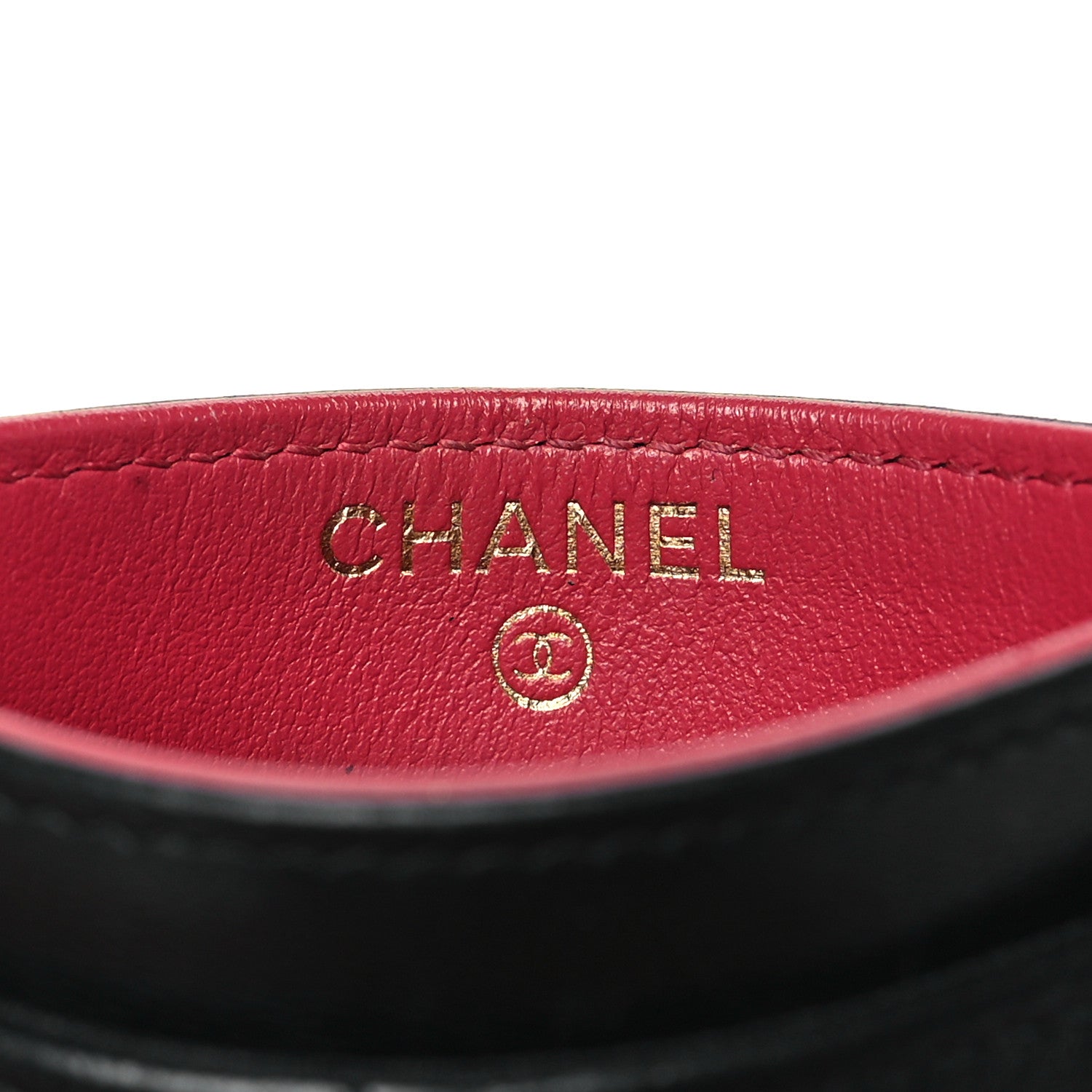 Chanel Lambskin Quilted Chanel 19 Card Holder Black 6 of 9