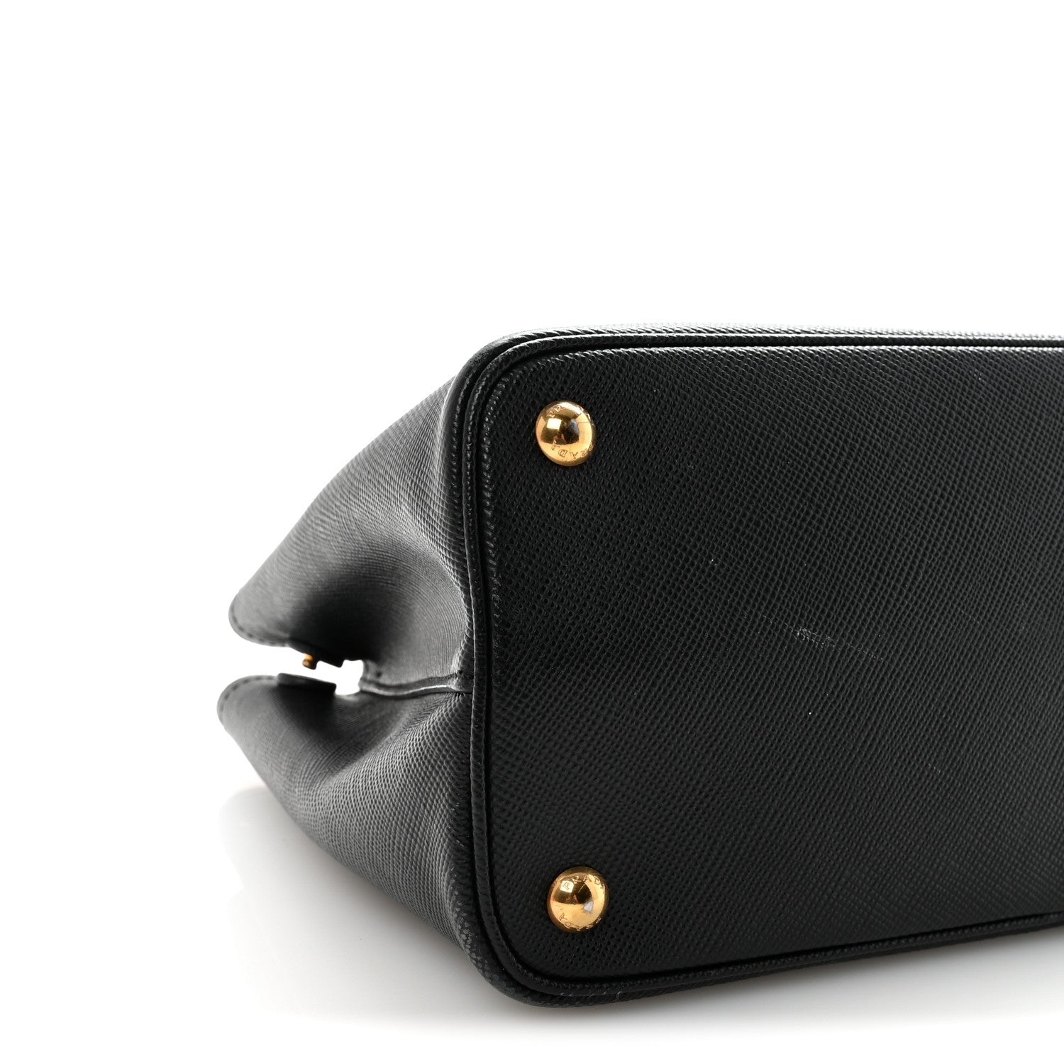 Prada Saffiano Cuir Small Double Bag Black 8 of 9