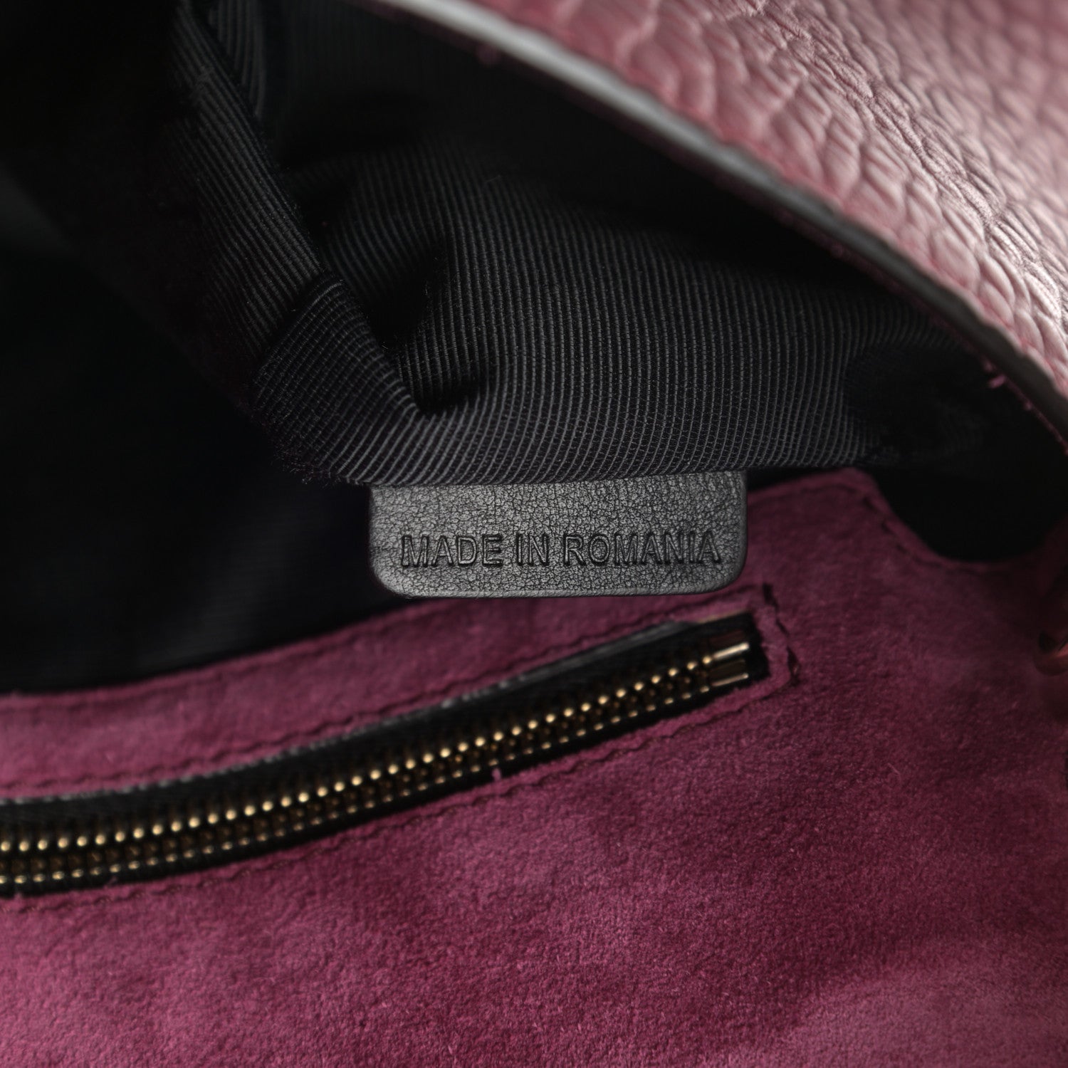 Burberry Signature Grain Medium Mildenhall Crossbody Bag Dark Plum 7 of 12