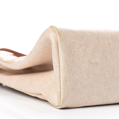 Hermes Toile Vache Calfskin Herbag 39 MM Natural 6 of 22