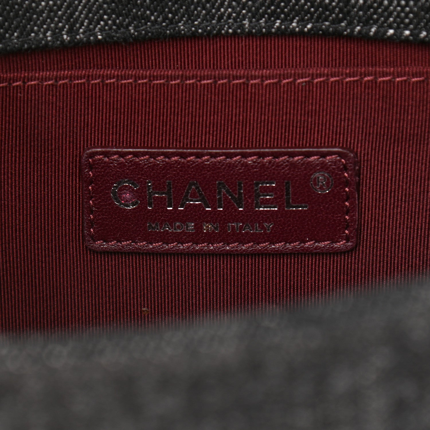 Chanel Denim Quilted Small Boy Flap Black 8 of 10