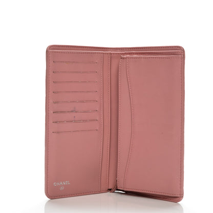 Chanel Lambskin Quilted Yen Wallet Pink 5 of 11
