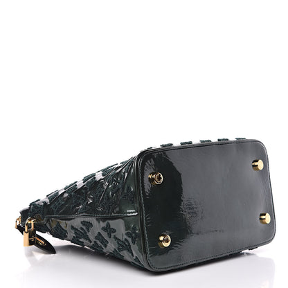 Louis Vuitton Patent Lambskin Fascination Lockit Vert Fonce 4 of 11