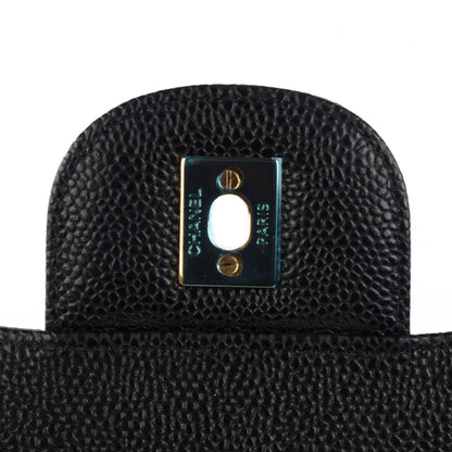 Chanel Caviar Quilted Jumbo Double Flap Black 5 of 8
