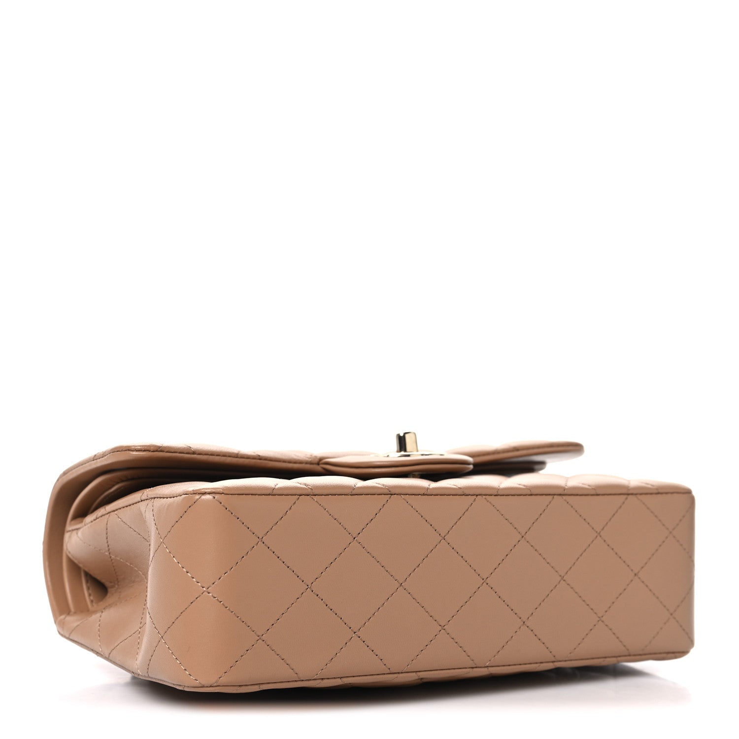 Chanel Lambskin Quilted Small Double Flap Brown 4 of 11
