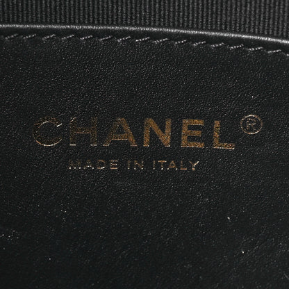 Chanel Lambskin Enamel Quilted Waist Bag Black 6 of 11
