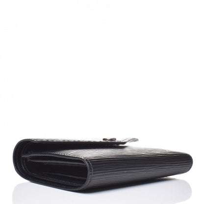 Louis Vuitton Epi Victorine Wallet Black 4 of 7