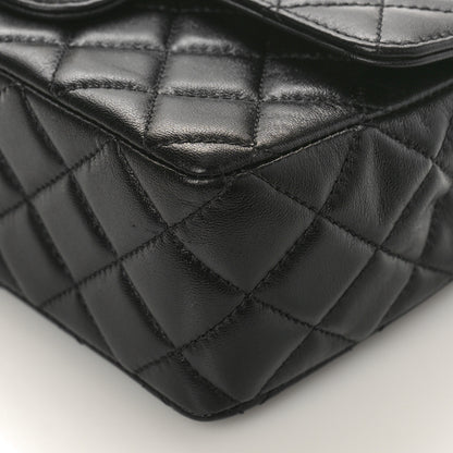 Chanel Lambskin Quilted Mini Strass On Top Flap Black 9 of 11