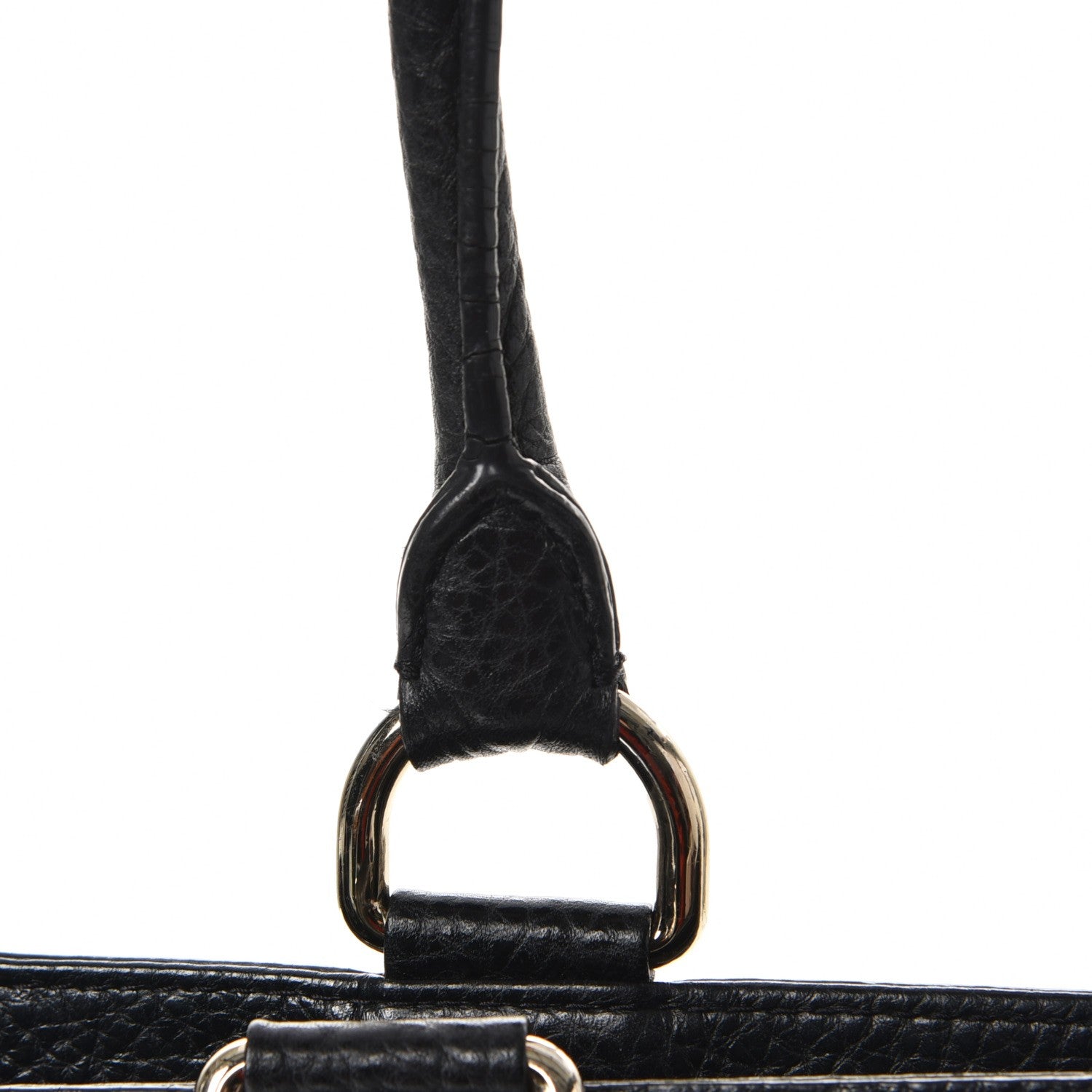 Burberry Hertiage Grain Medium Chadwich Tote Black 12 of 13