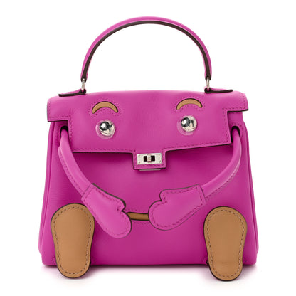 Hermes Swift Quelle Idole Kelly Doll Handbag Magnolia Biscuit 1 of 11