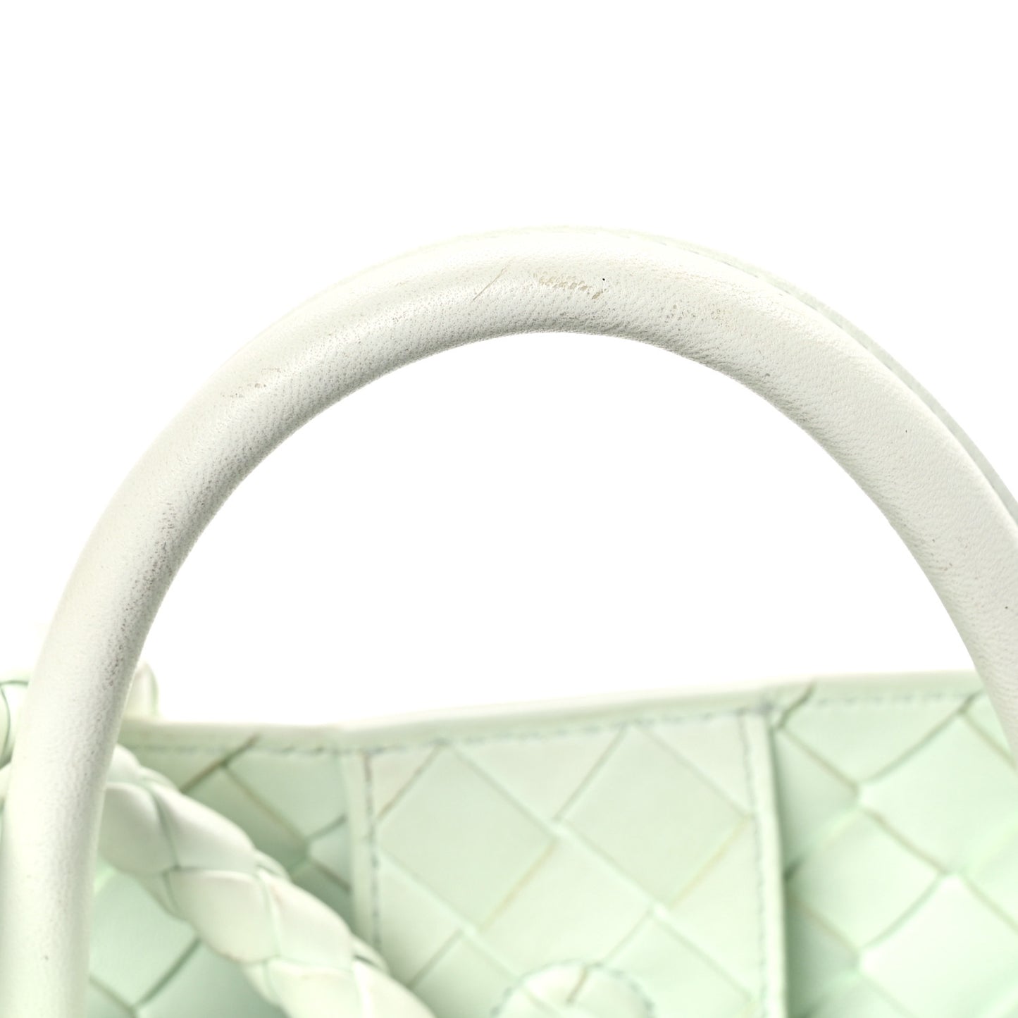 Nappa Intrecciato Medium Andiamo Shoulder Bag Glacier