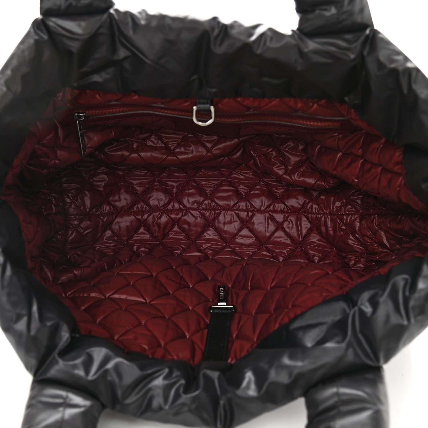 Chanel Nylon Quilted Coco Cocoon Reversible Tote Black 5 of 11