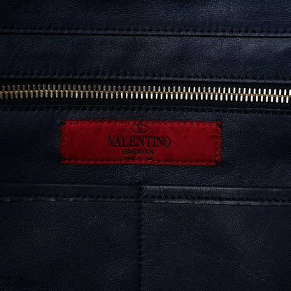 Valentino Garavani Vitello Medium Rockstud Tote Marine 6 of 33