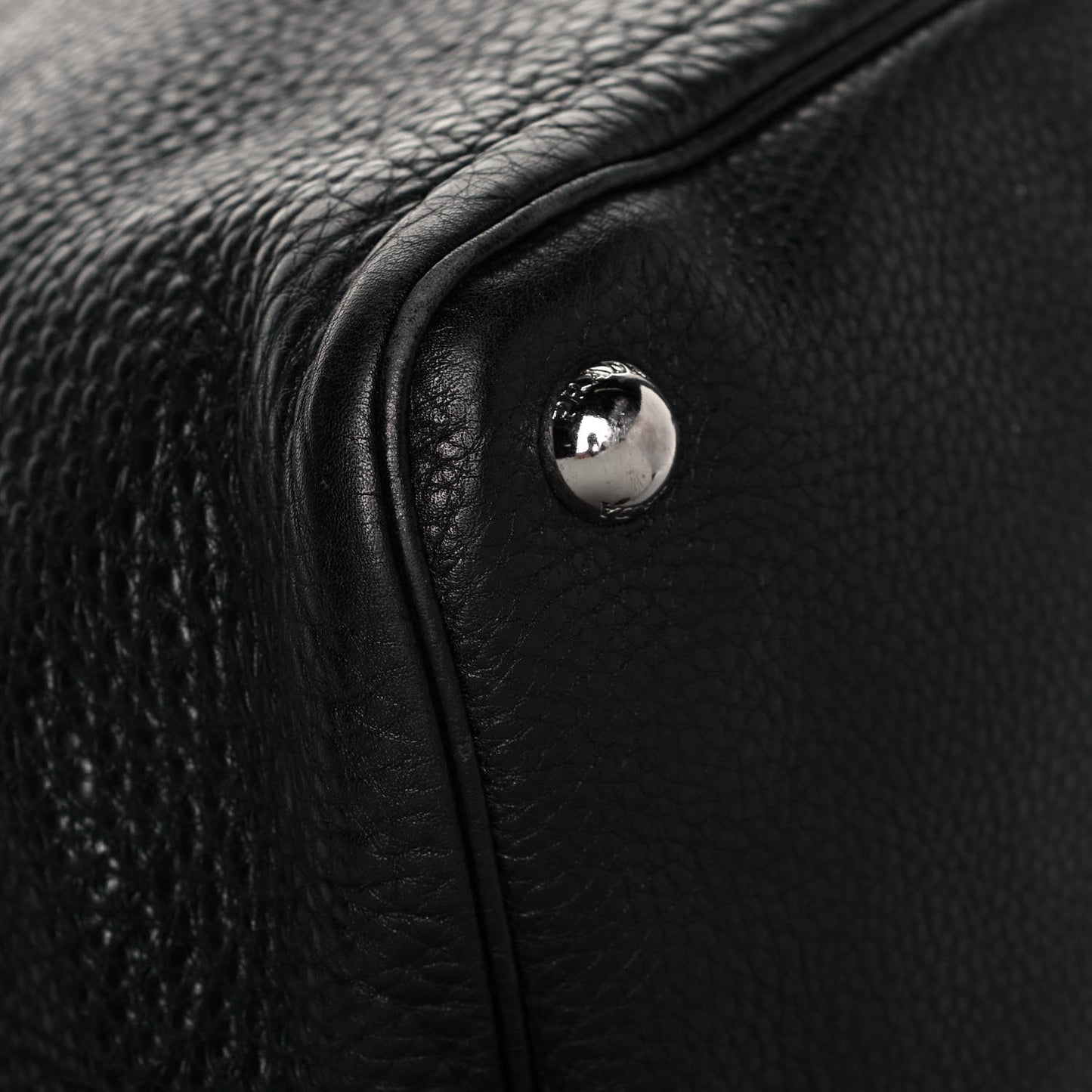 Vitello Daino Tote Black
