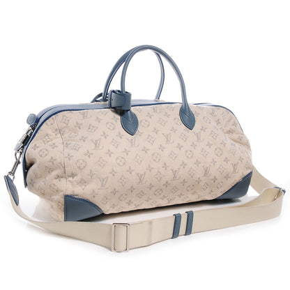 Louis Vuitton Denim Speedy Round GM Blue 3 of 7