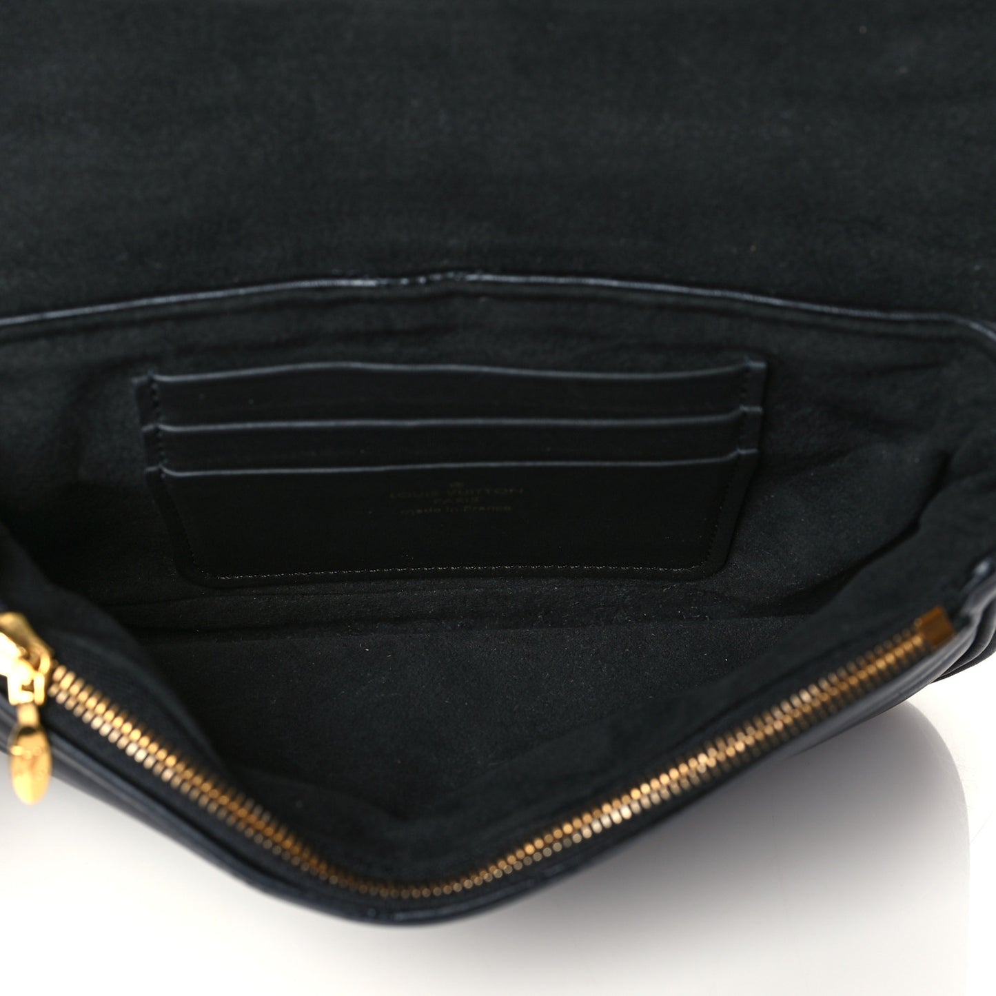Calfskin New Wave Chain Pochette Black