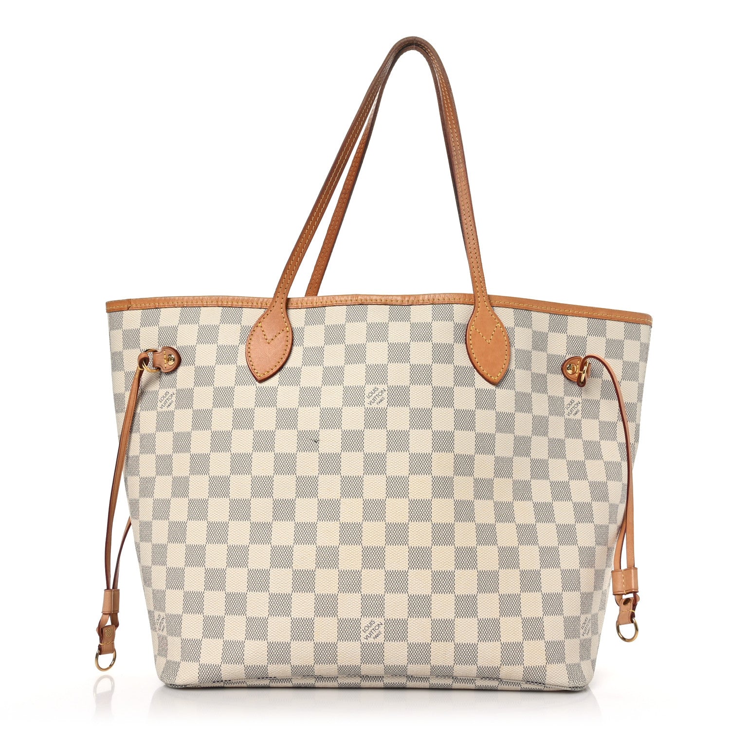Louis Vuitton Damier Azur Neo Neverfull MM Rose Ballerine 3 of 10