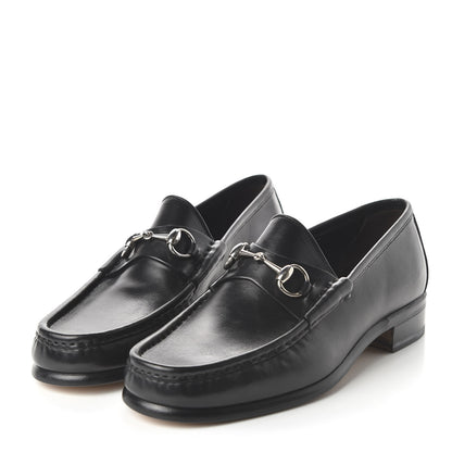 Gucci Calfskin Mens 1953 Horsebit Loafers 8 Black 3 of 9