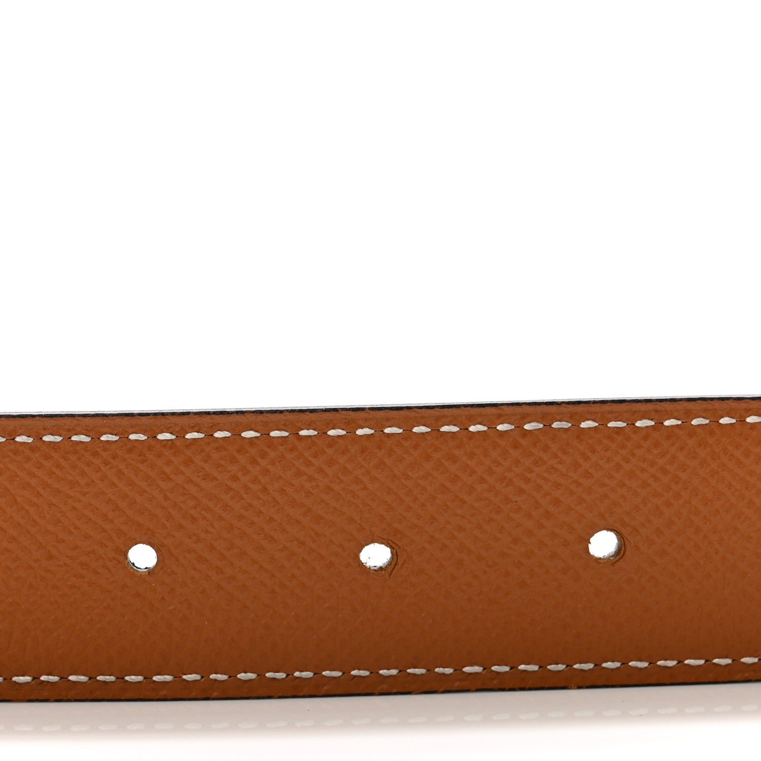 Hermes Epsom Swift 32mm Striee H Belt 80 32 Gold Black 3 of 8