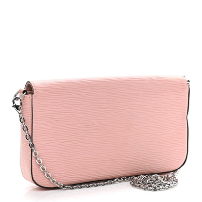 Louis Vuitton Epi Pochette Felicie Rose Ballerine 4 of 15