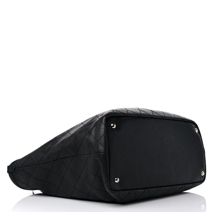 Chanel Grained Calfskin Large Shopping Fever Tote Black 5 of 22