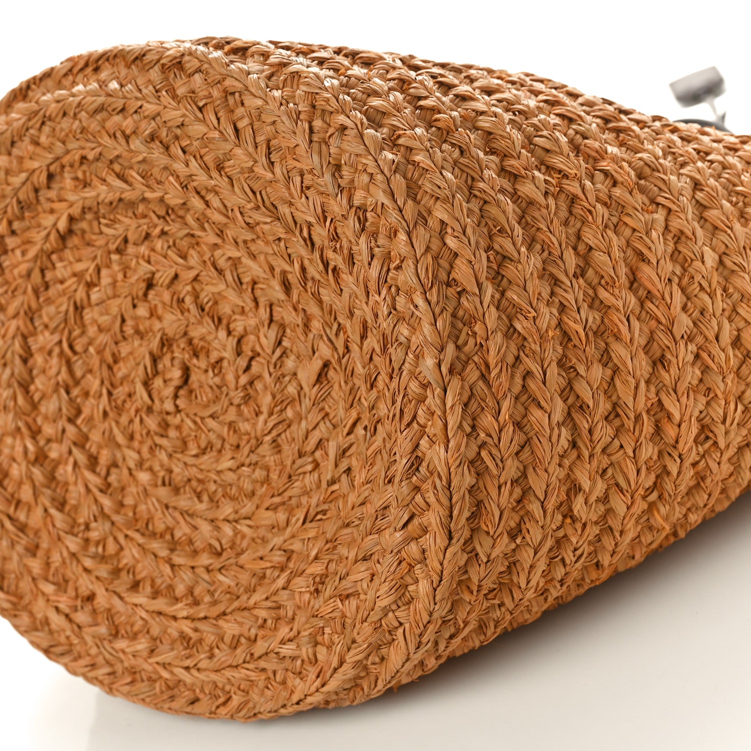 Saint Laurent Raffia Calfskin Medium Panier Tote 9 of 12