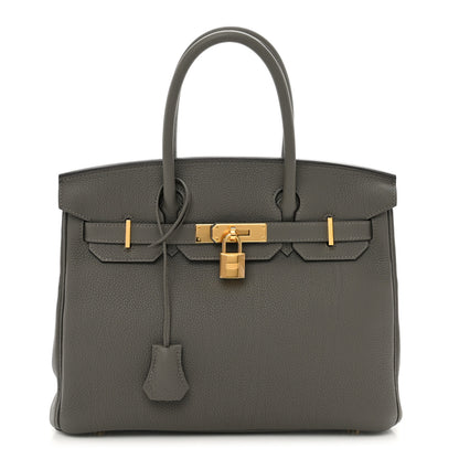 Hermes Togo Birkin 30 Gris Meyer 1 of 10