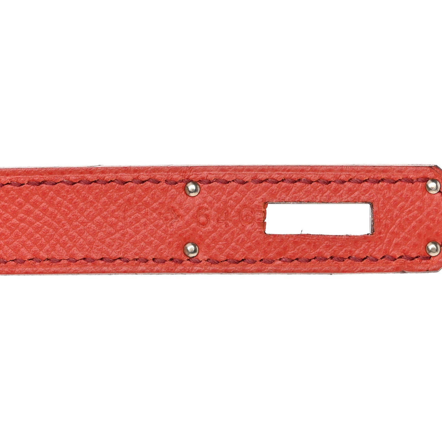 Epsom Kelly Flag Sellier 35 Corail Flamingo Pink