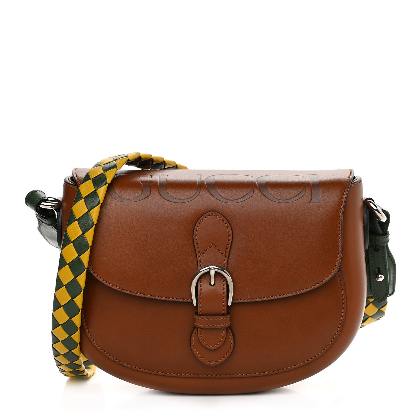 Calfskin Small Logo Shoulder Bag
