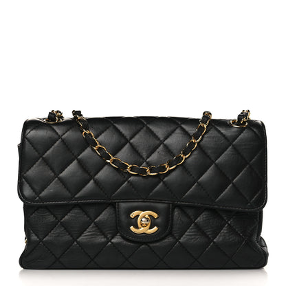 Chanel Lambskin Quilted Medium Double Sided Flap Black 1 of 10