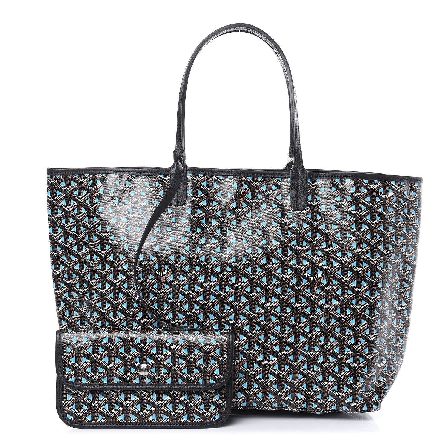 Goyard Goyardine Saint Louis Claire Voie PM Black Blue 1 of 8