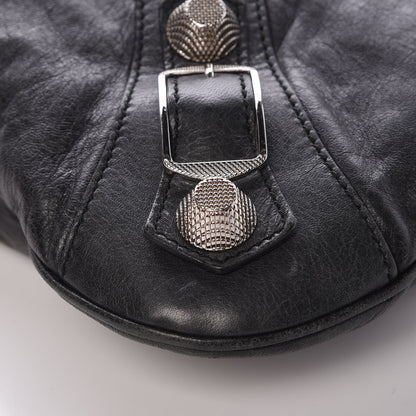 Balenciaga Chevre Giant 21 Silver Hardware Besace Hobo Black 10 of 10
