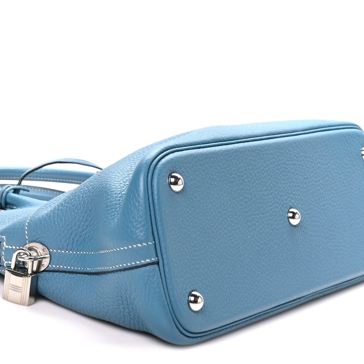 Hermes Taurillon Clemence Bolide 31 Blue Jean 9 of 10
