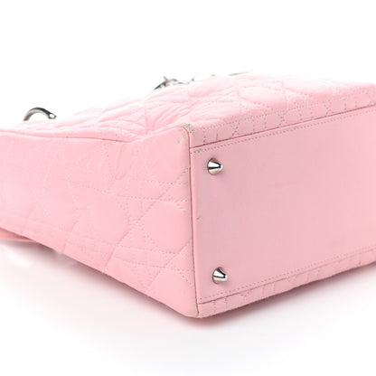 Christian Dior Lambskin Cannage Medium Lady Dior Light Pink 8 of 9
