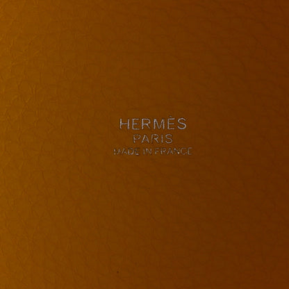 Hermes Taurillon Clemence Picotin Lock 22 MM  Jaune De Naples 6 of 9