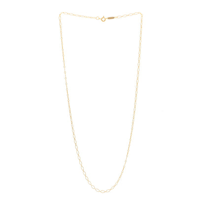 Tiffany 18K Yellow Gold Oval Link Chain Necklace 20" 2 of 5