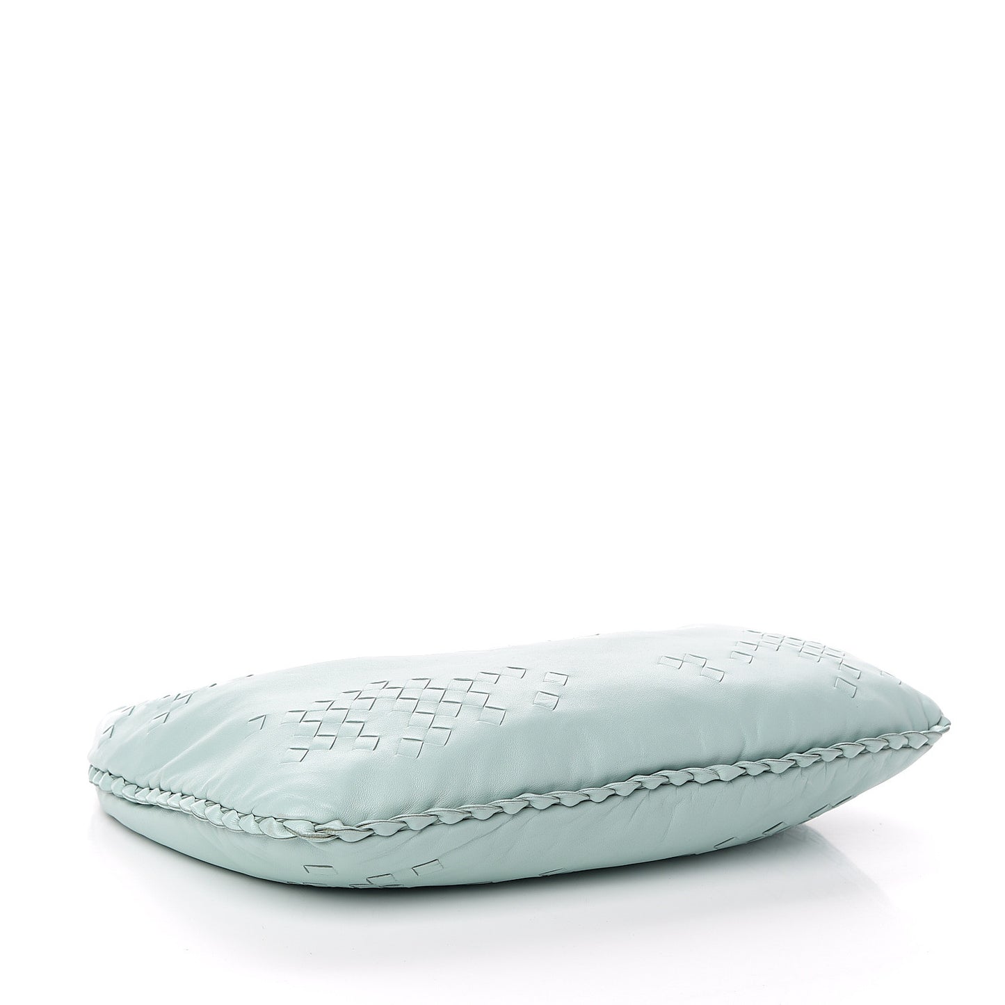 Nappa Intrecciato Medium Veneta Hobo Seafoam