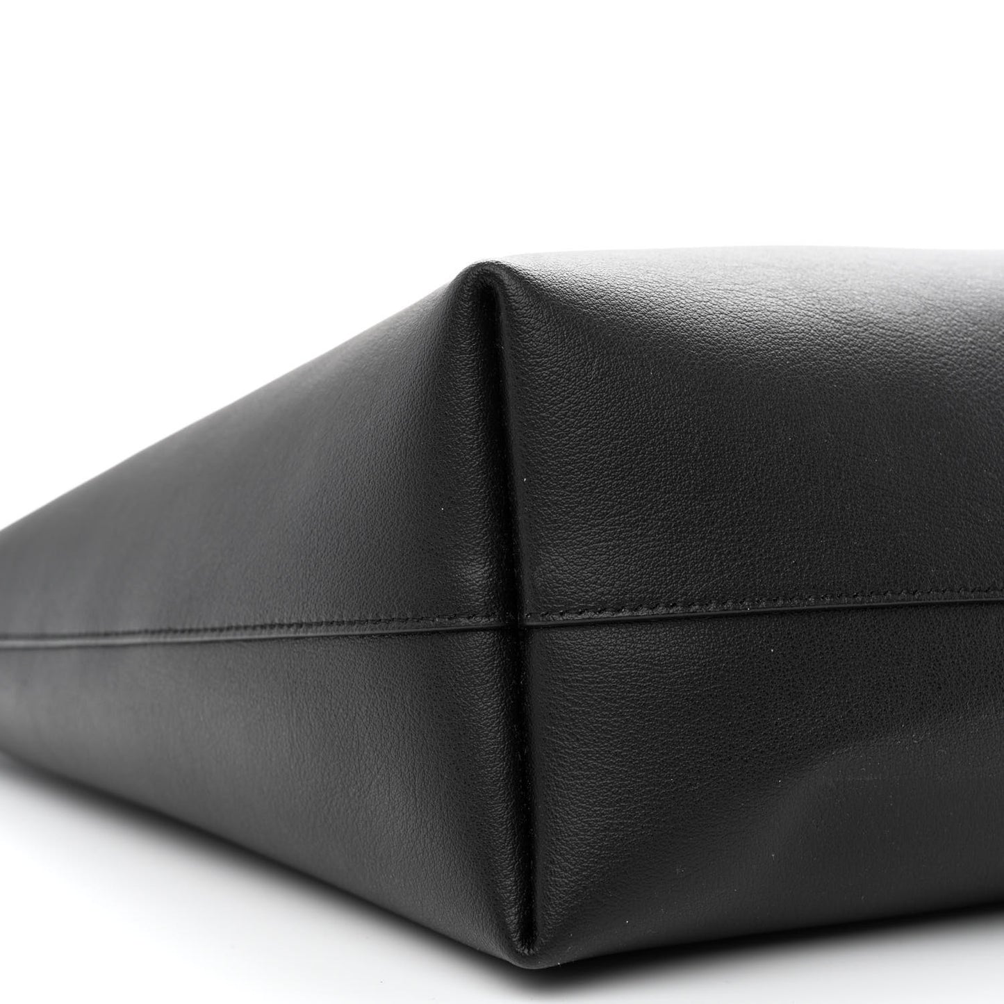 Calfskin Large Shopping Tote Black