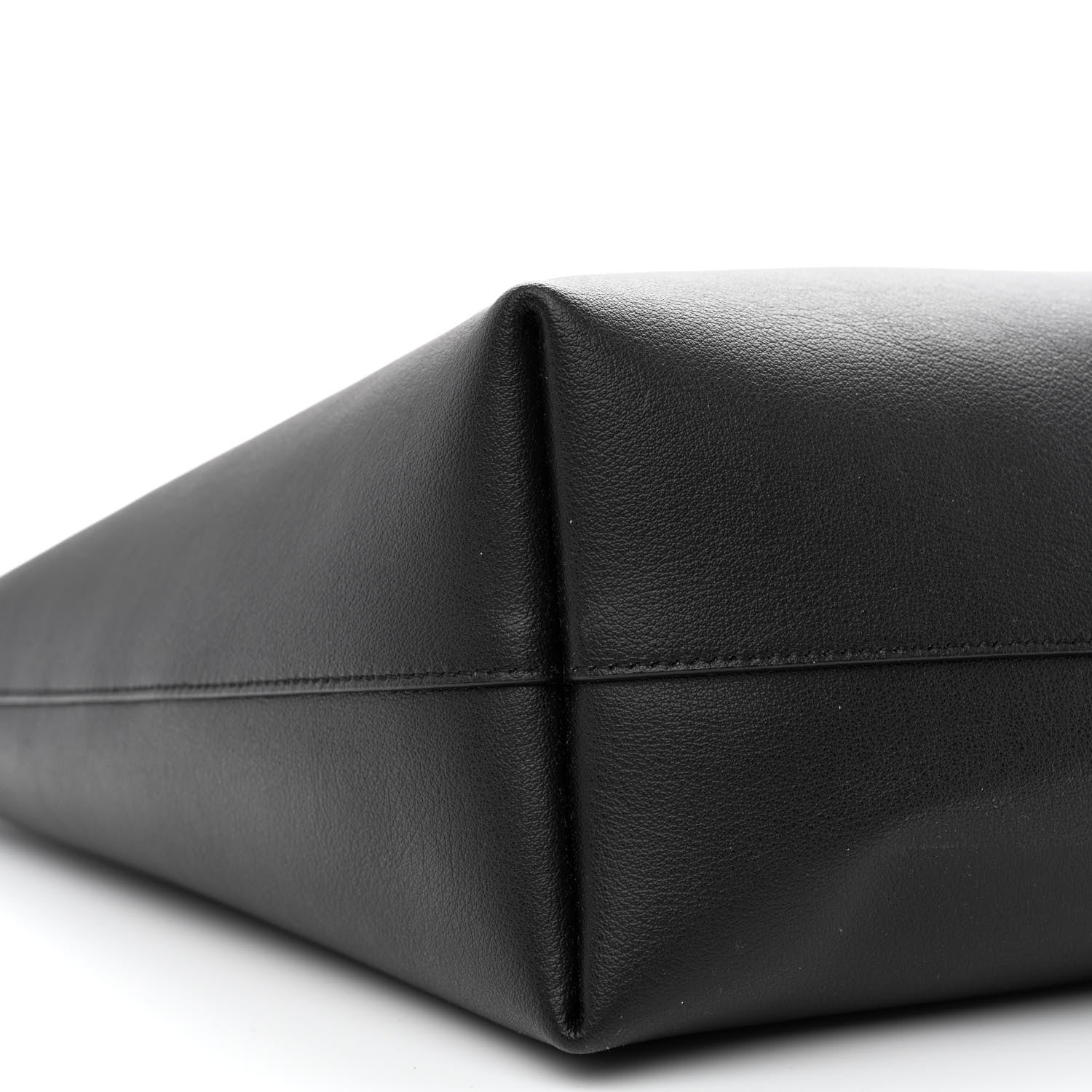 Saint Laurent Calfskin Large Shopping Tote Black 11 of 12