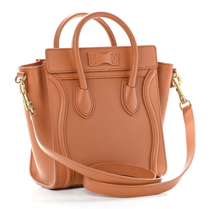 Celine Smooth Calfskin Nano Luggage Light Copper 2 of 4