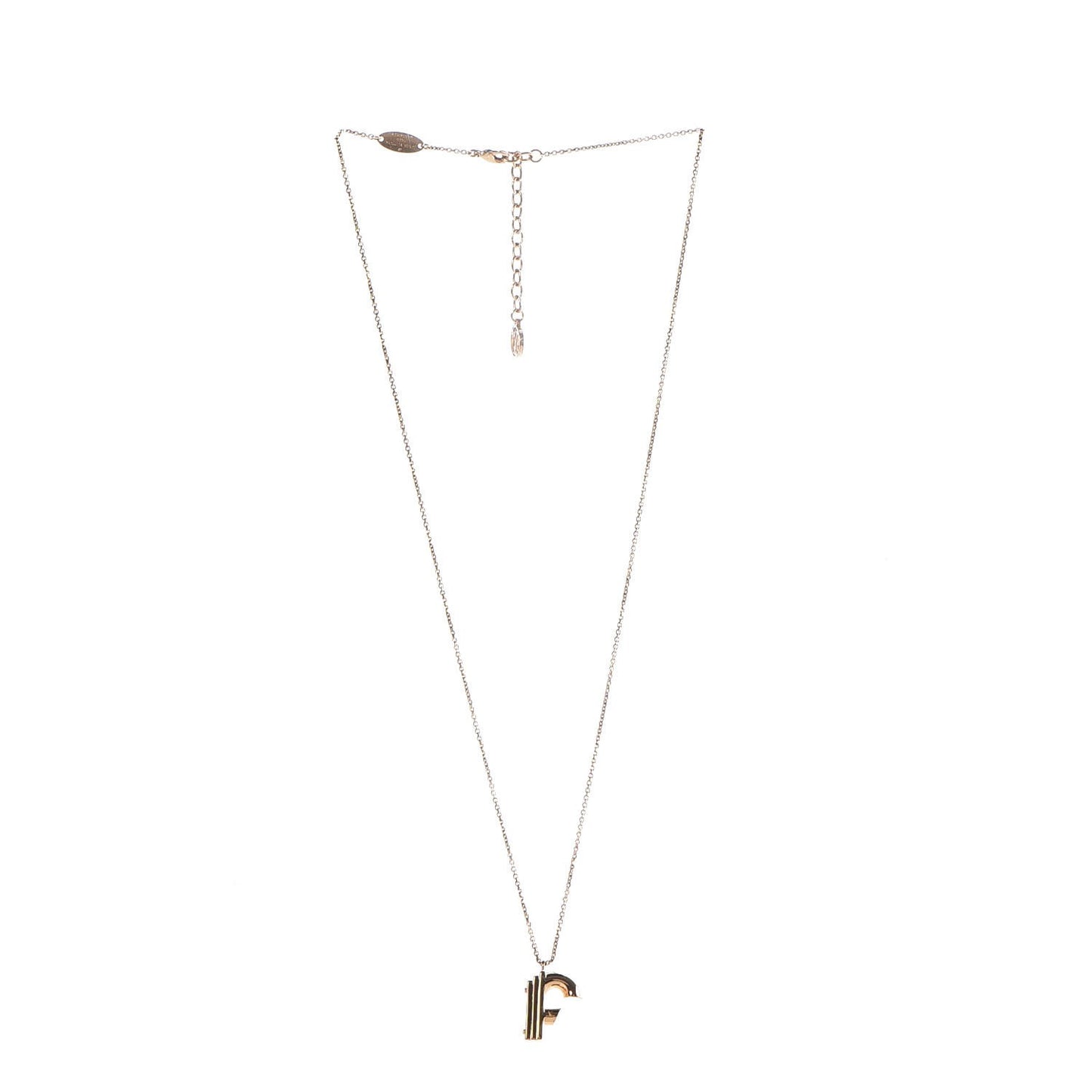 LV And Me Letter F Necklace Gold