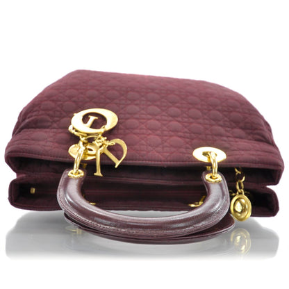 Christian Dior Nylon Cannage Large Lady Dior 5 of 10