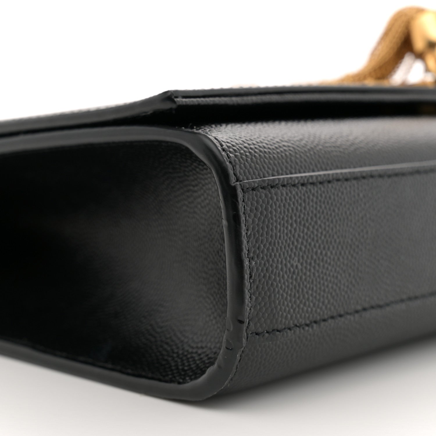 Saint Laurent Grain De Poudre Medium Classic Monogram Kate Tassel Satchel Black 8 of 10